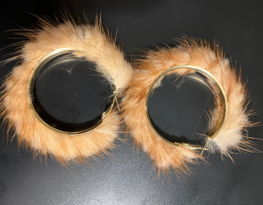 Mink Brown Earrings