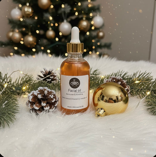 Organic face and neck oil moisturizer