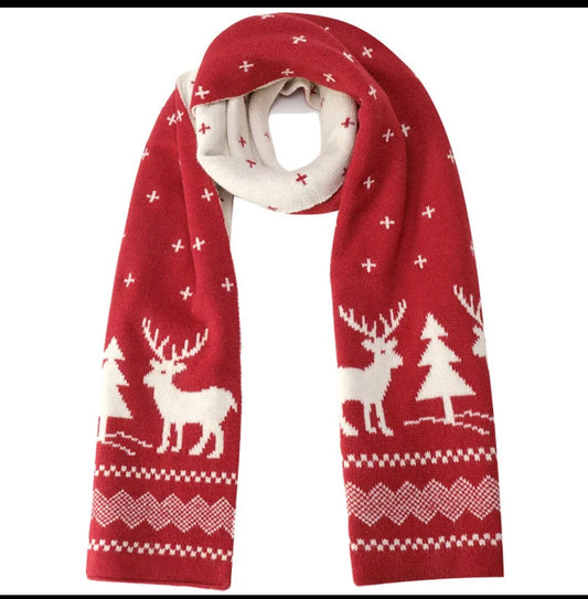 Red Winter scarf